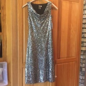 Taylor sequin dress NWT